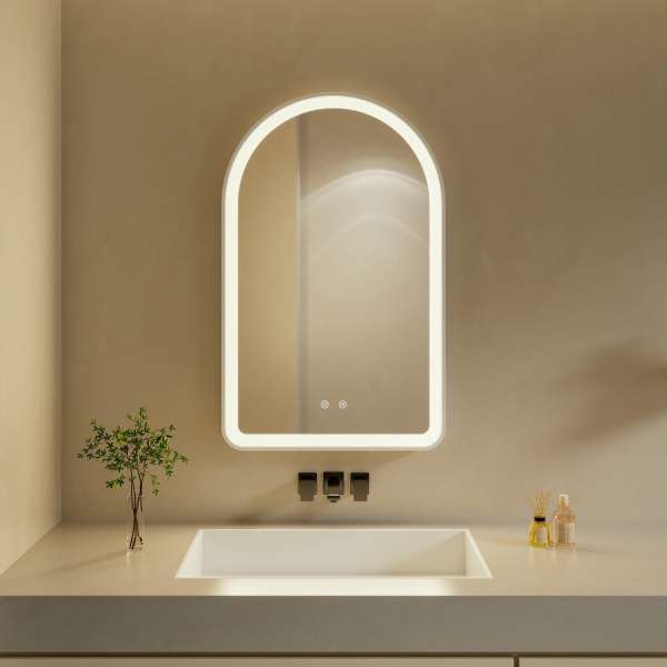 Arched LED Bathroom Mirror