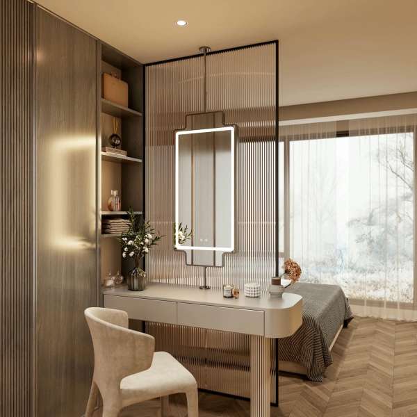 Hanging LED Bathroom Mirror