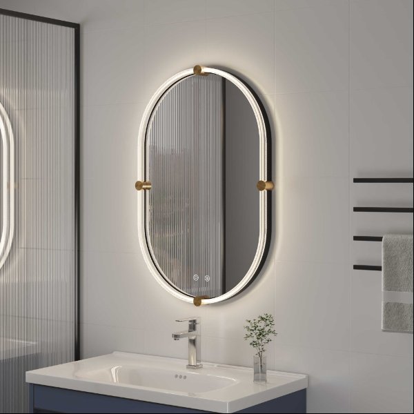 Oval Led Bathroom Mirror