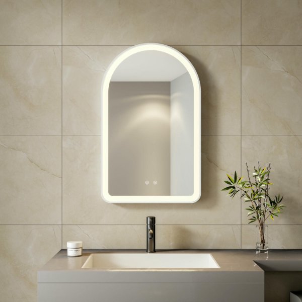 Arched LED Bathroom Mirror
