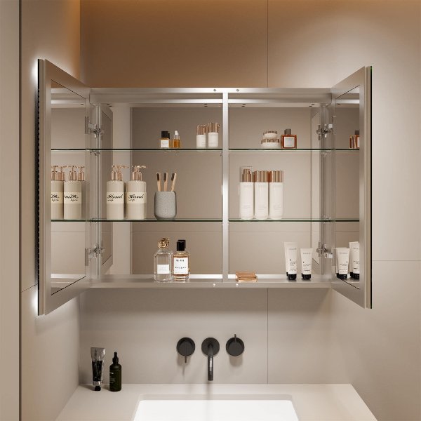 Led Bathroom Mirror Cabinet